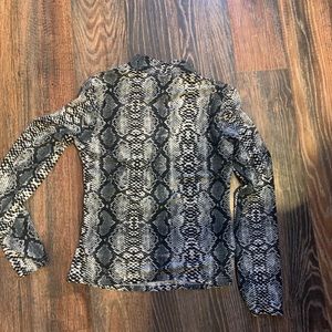Snake print shirt